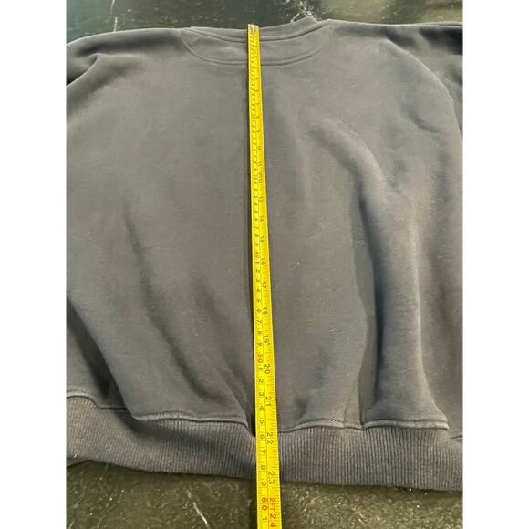 Princess Polly slate/eggshell Bubble text Dream fleece SMALL crewneck Sweatshirt - Picture 10 of 10